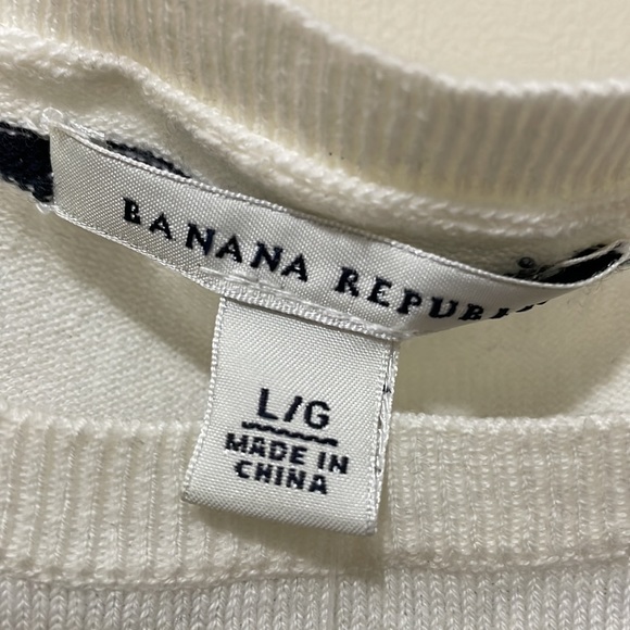 Banana Republic long sleeve striped sweater (sz l) - Picture 2 of 10